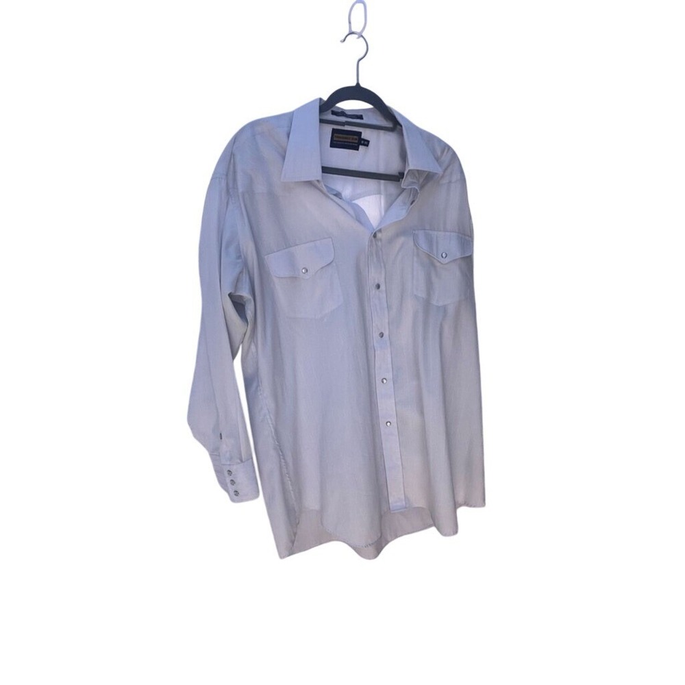 Vintage Panhandle‎ Slim Western Style Button Down-size 18/35